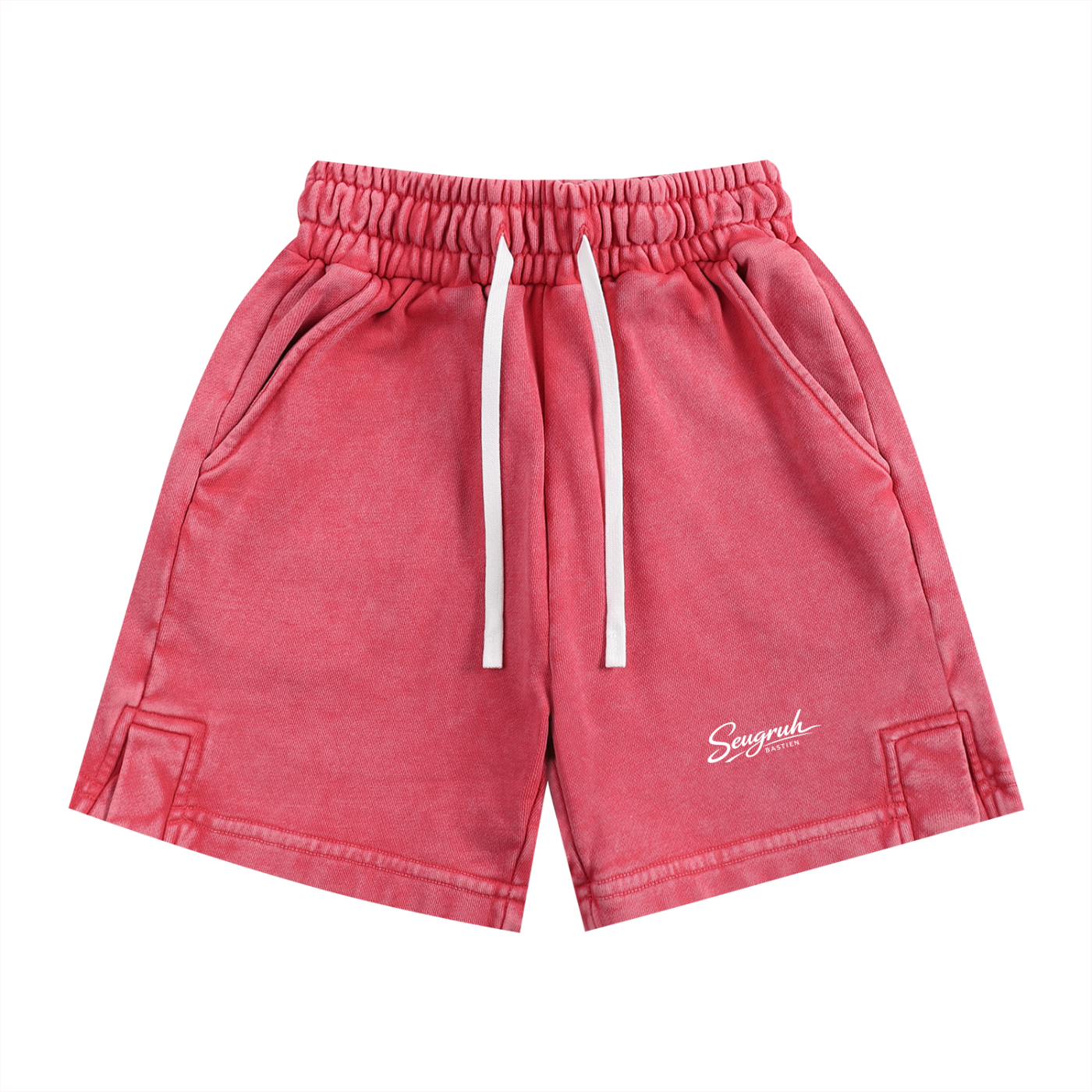 Kids signature logo Snow Washed Shorts