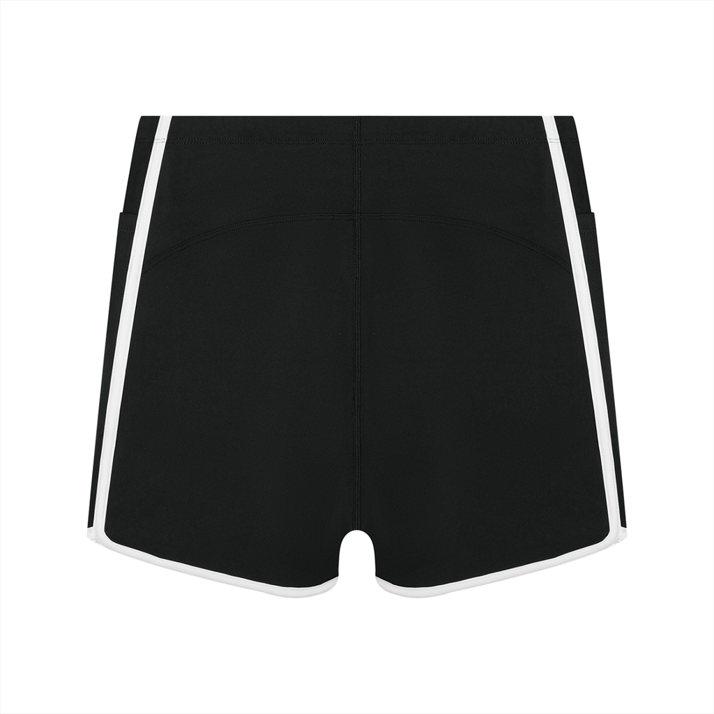 Color Block Yoga Shorts