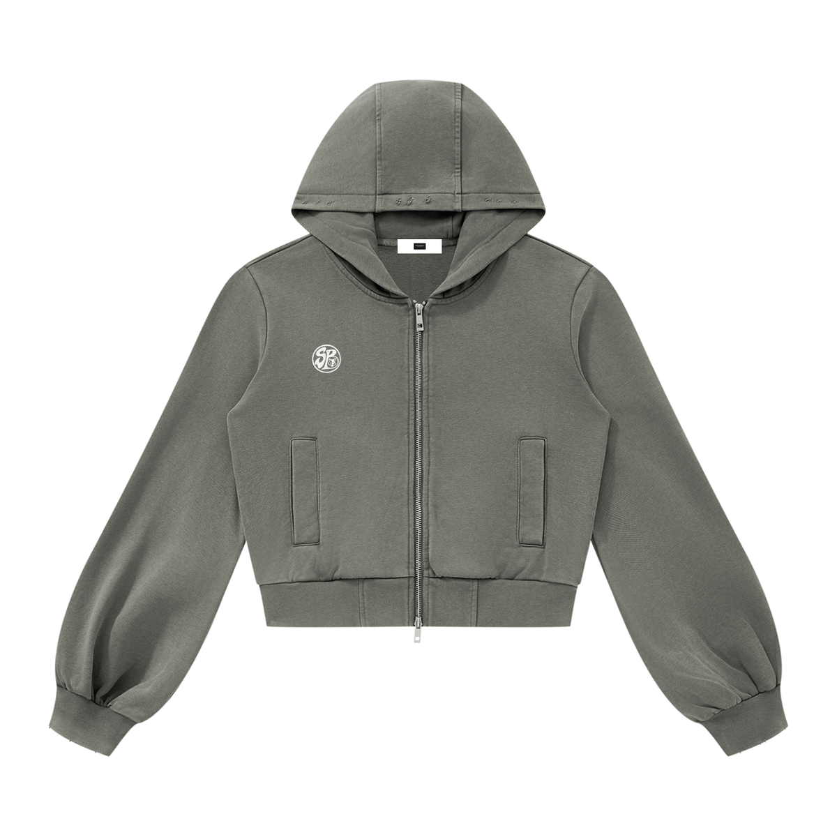 Seugruh Bastien Vintage Wash Zip Hoodie