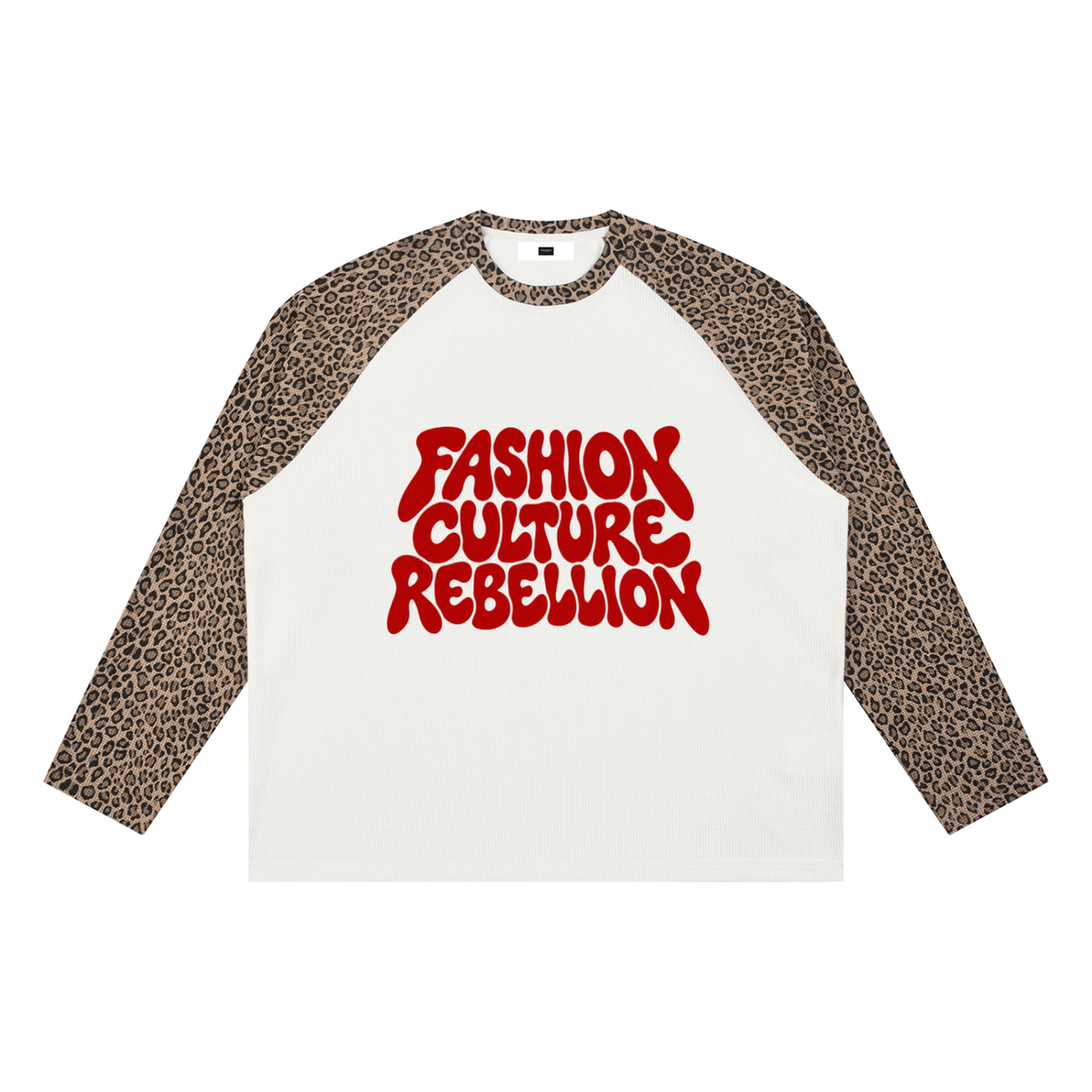 Seugruh Bastien Unisex FCR Leopard Panel Waffle T-Shirt