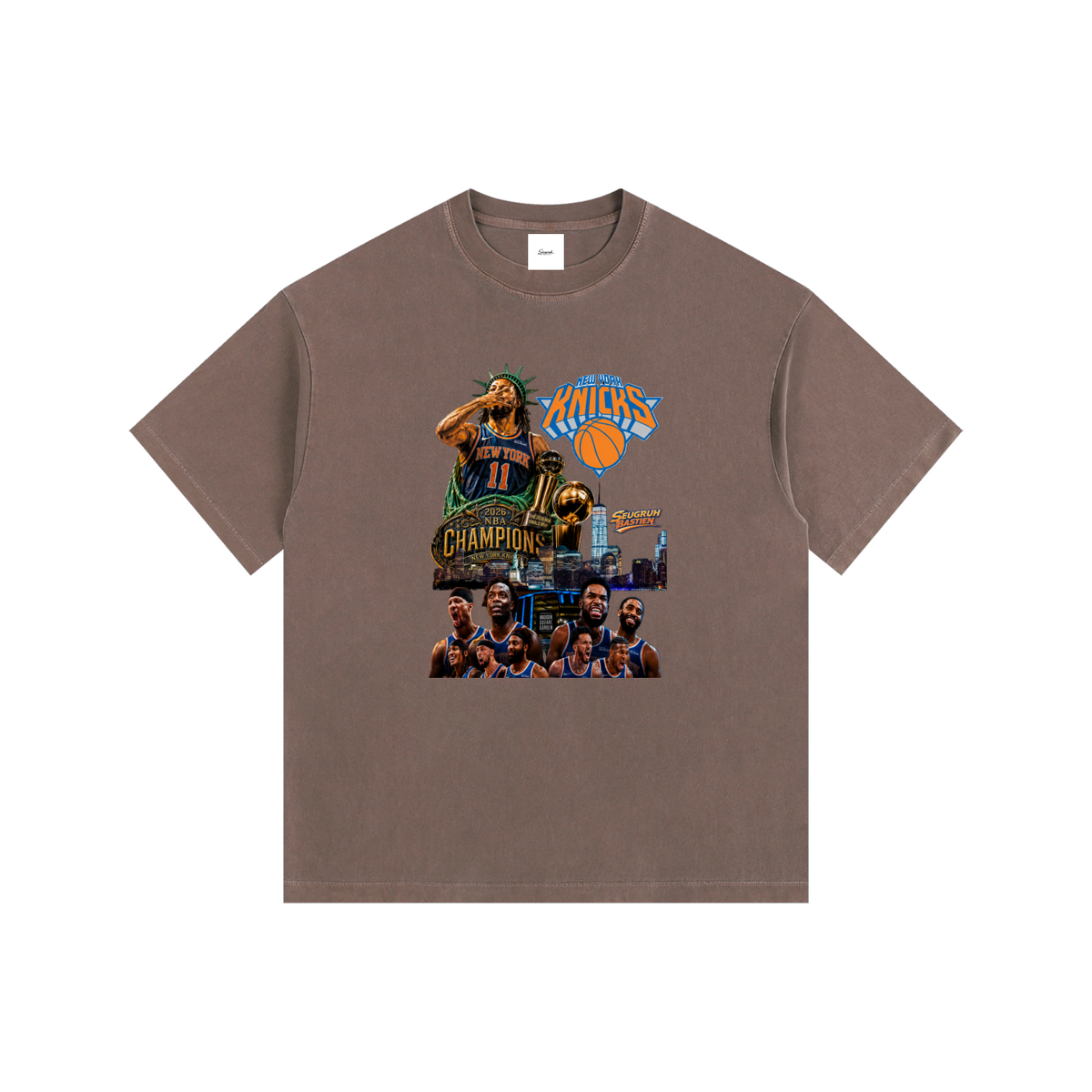 Seugruh Bastien Knicks Champion T-Shirt — Extended Sizes