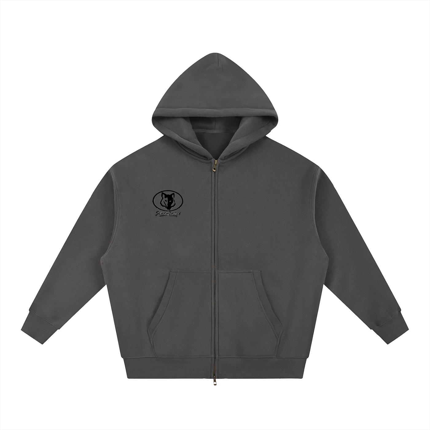 Branded Oversized Boxy Hoodie