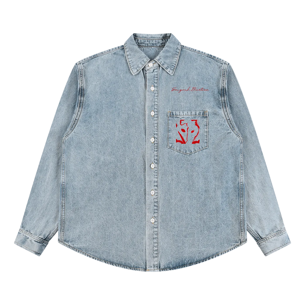Vintage Red Wolf Denim