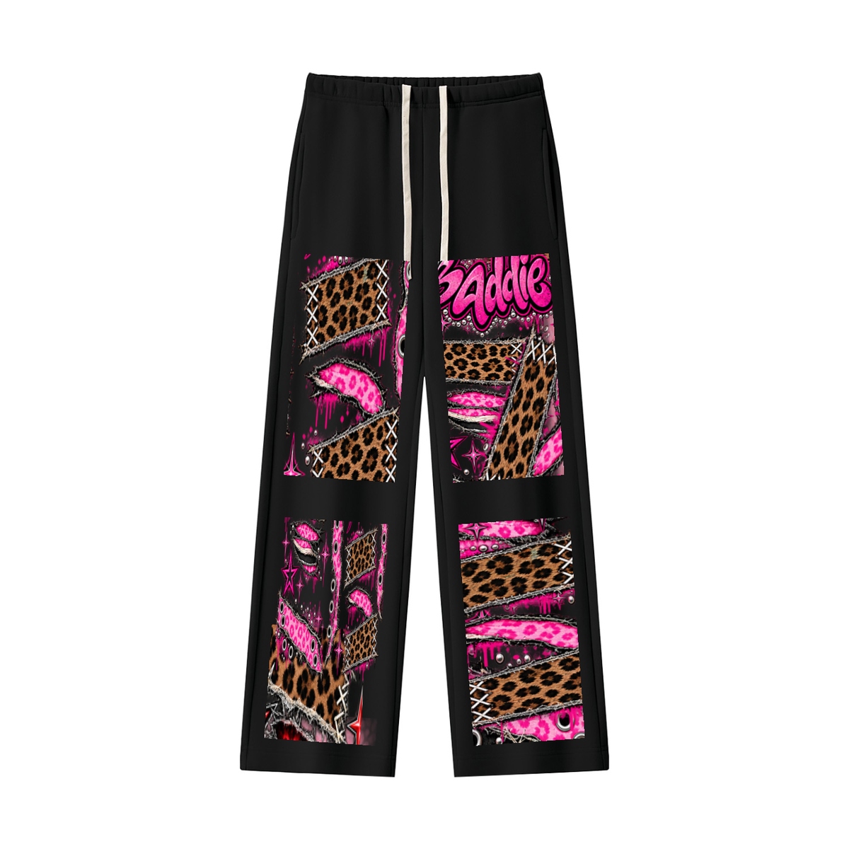 Seugruh Bastien Women's “Baddie” Straight Leg Sweatpants