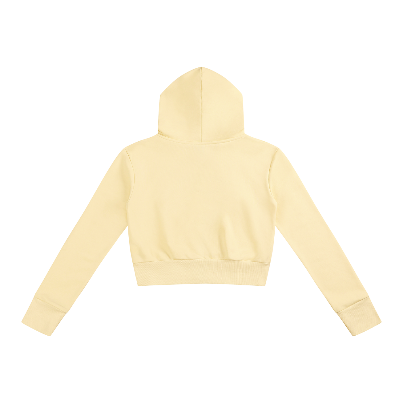 Slim Crop Full Zip Hoodie