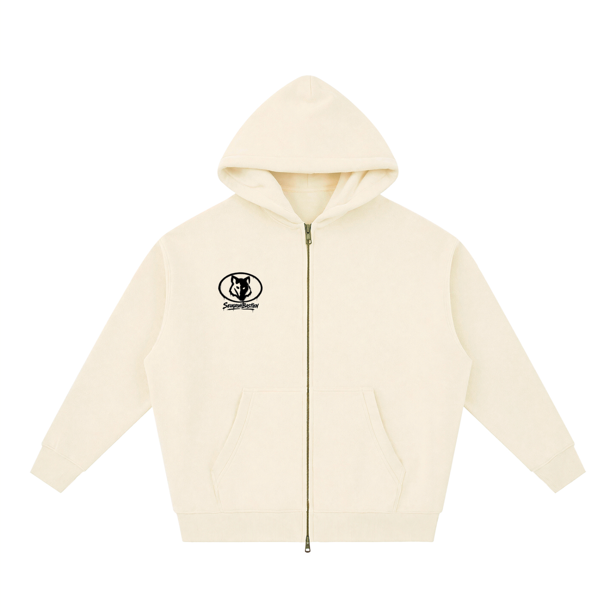 Branded Oversized Boxy Hoodie
