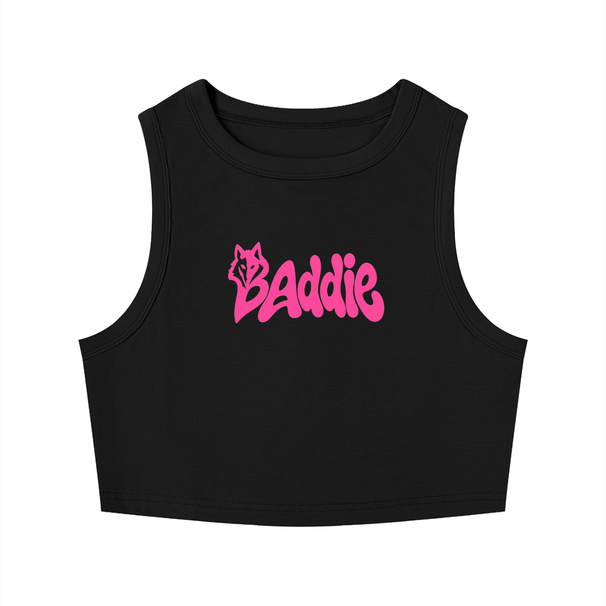 Seugruh Bastien Women's pink  “Baddie”Crop Tank Top