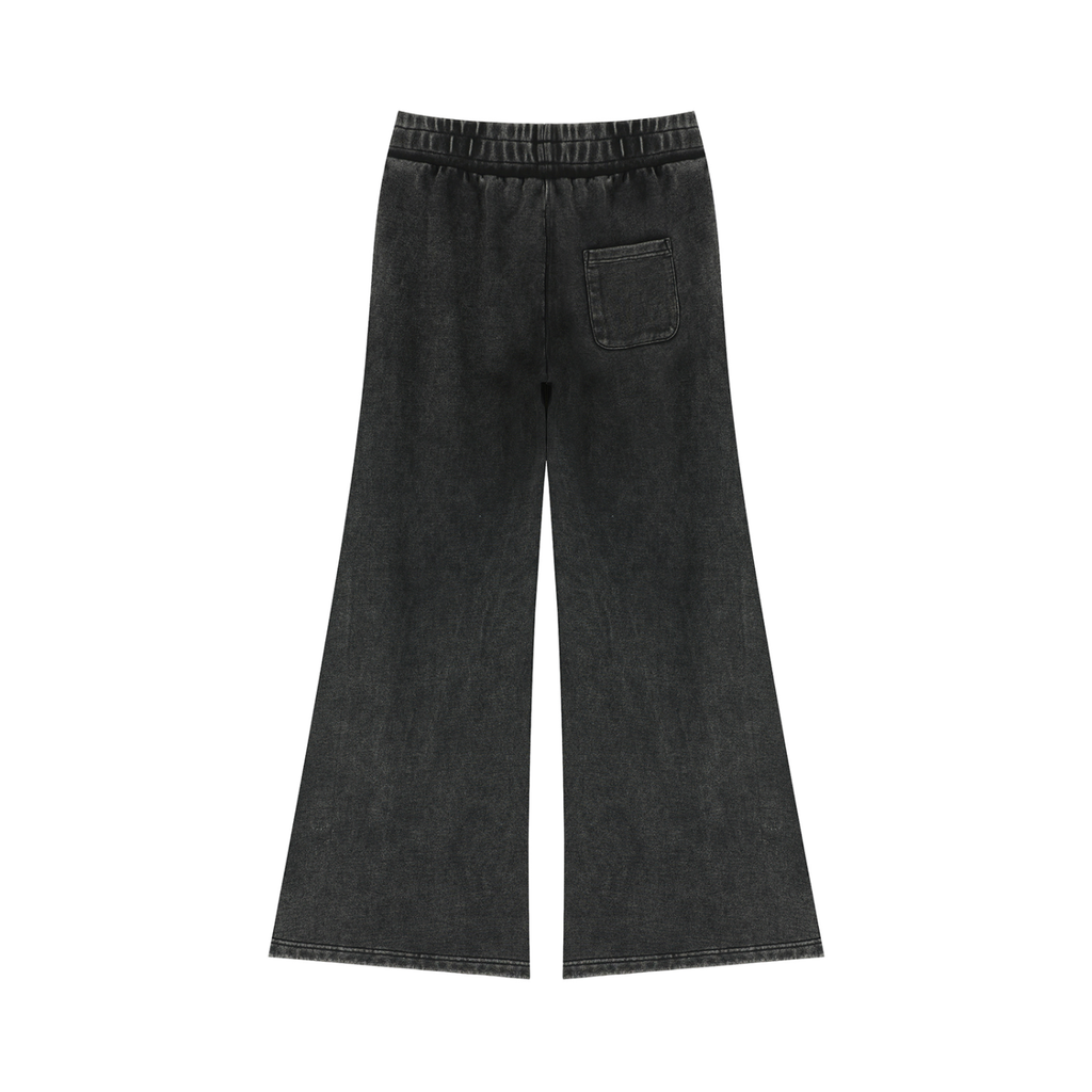 Mineral Wash Flared Sweatpants