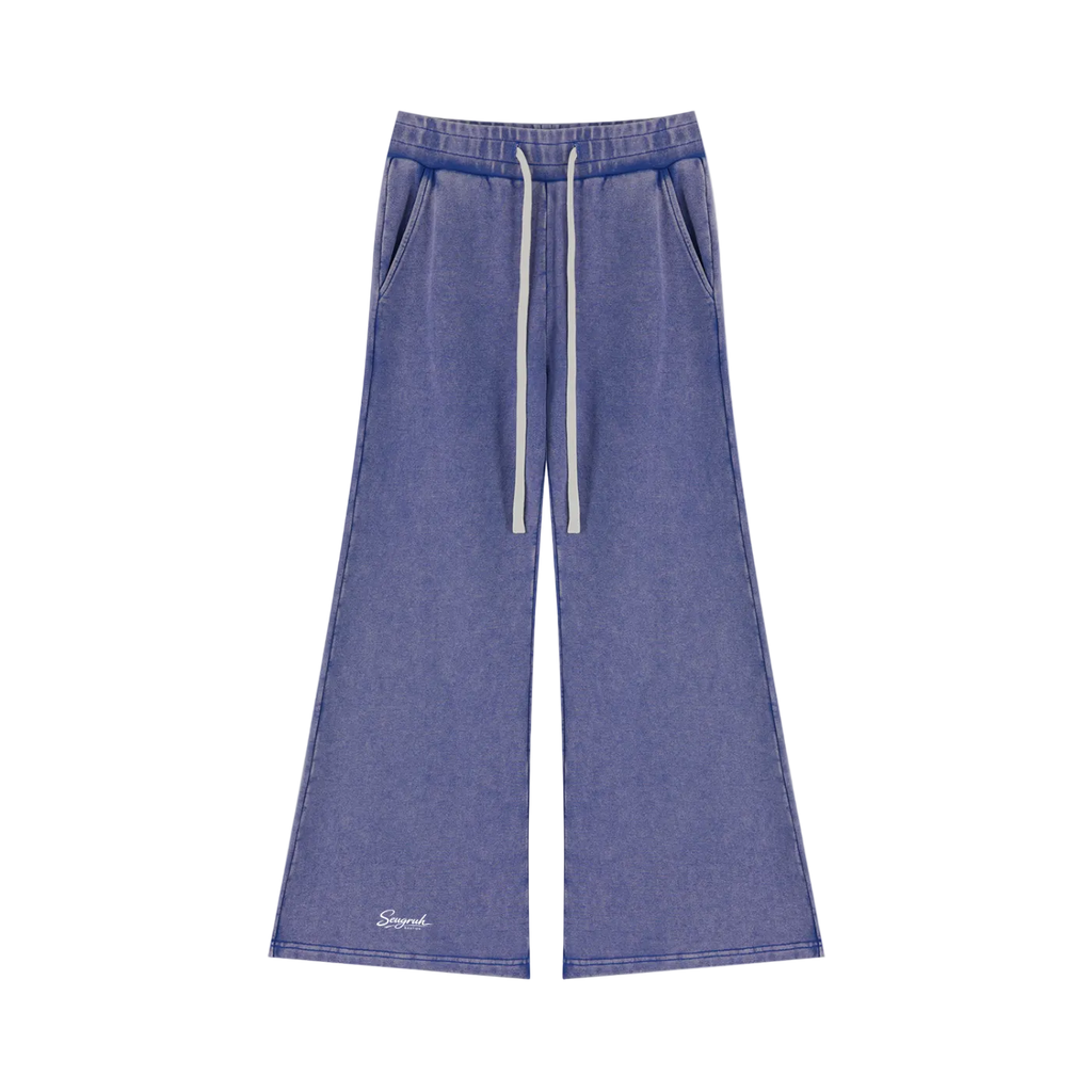 Mineral Wash Flared Sweatpants