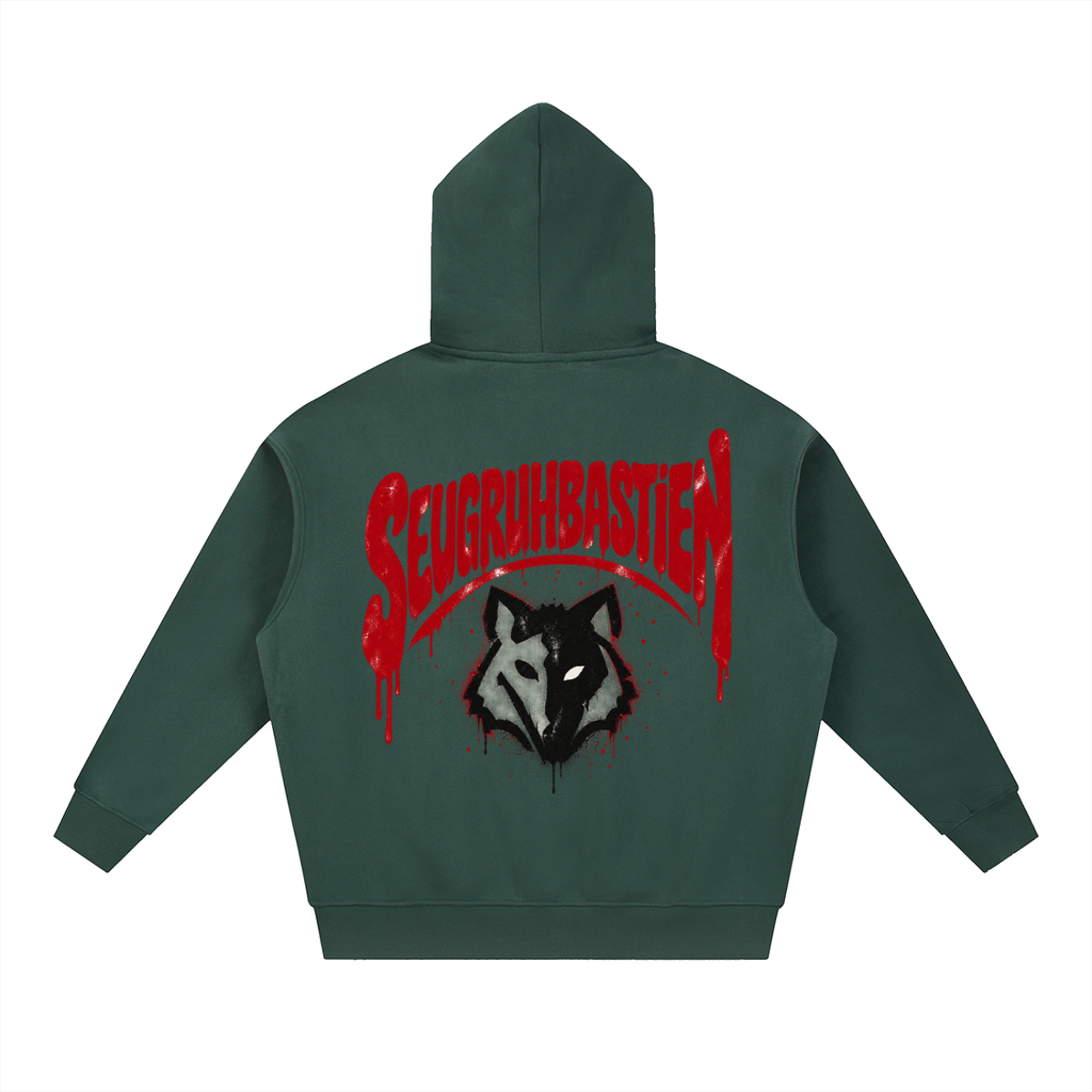 Branded Fleece Boxy Hoodie