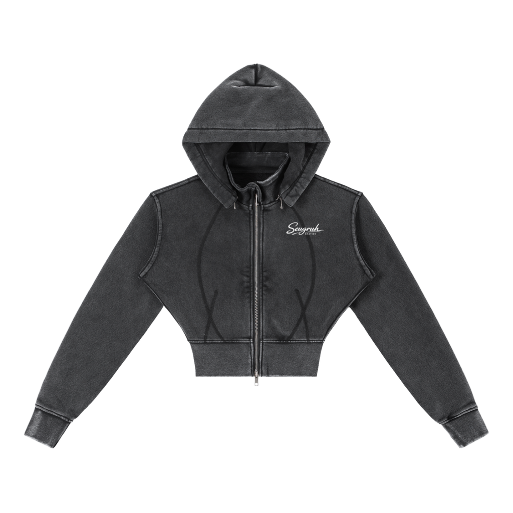 Cropped FleeceHoodie