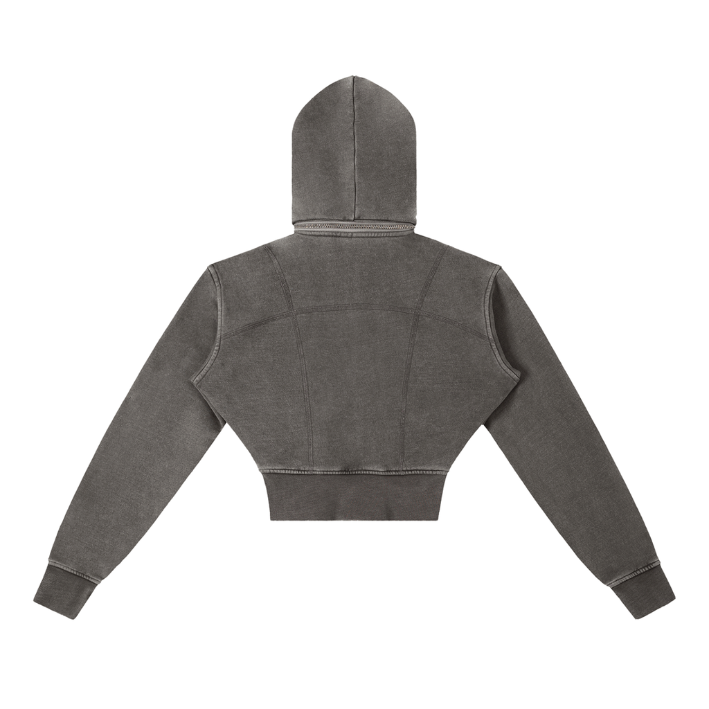 Cropped FleeceHoodie