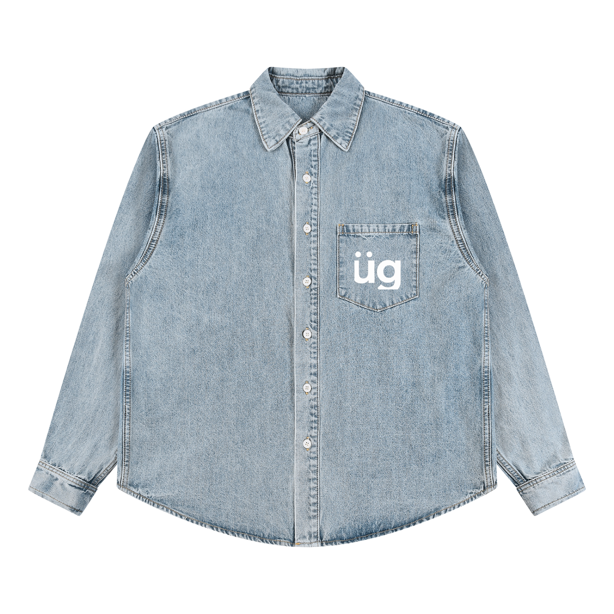 Branded Denim Shirt