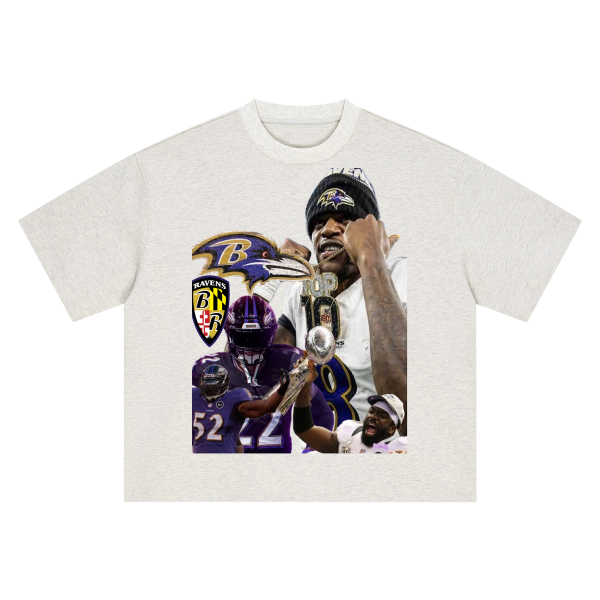 Ravens Boxy “Top 10” T-Shirt