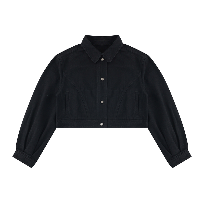 Essential  Women’s Crop Denim Jacket
