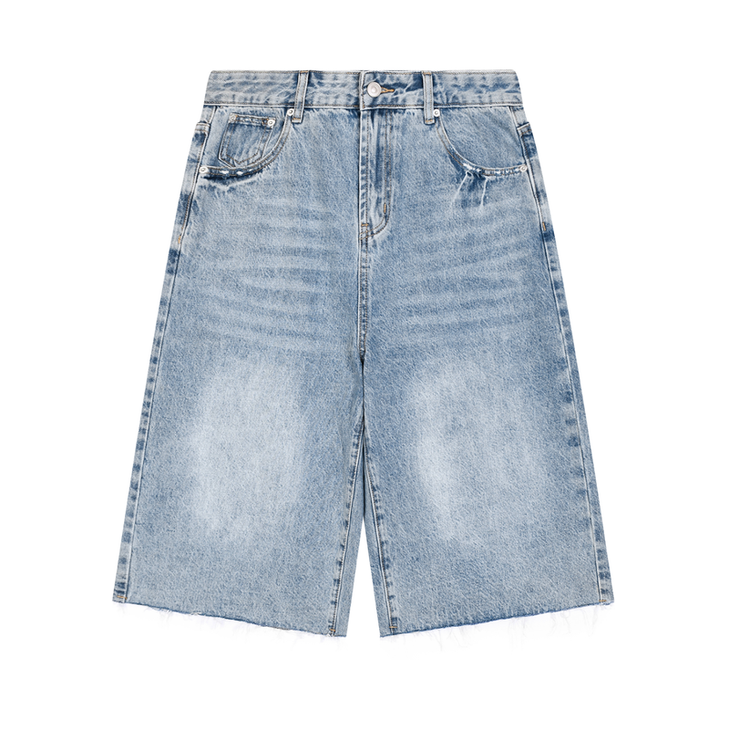 Essential Men’s Wide Leg Denim Shorts