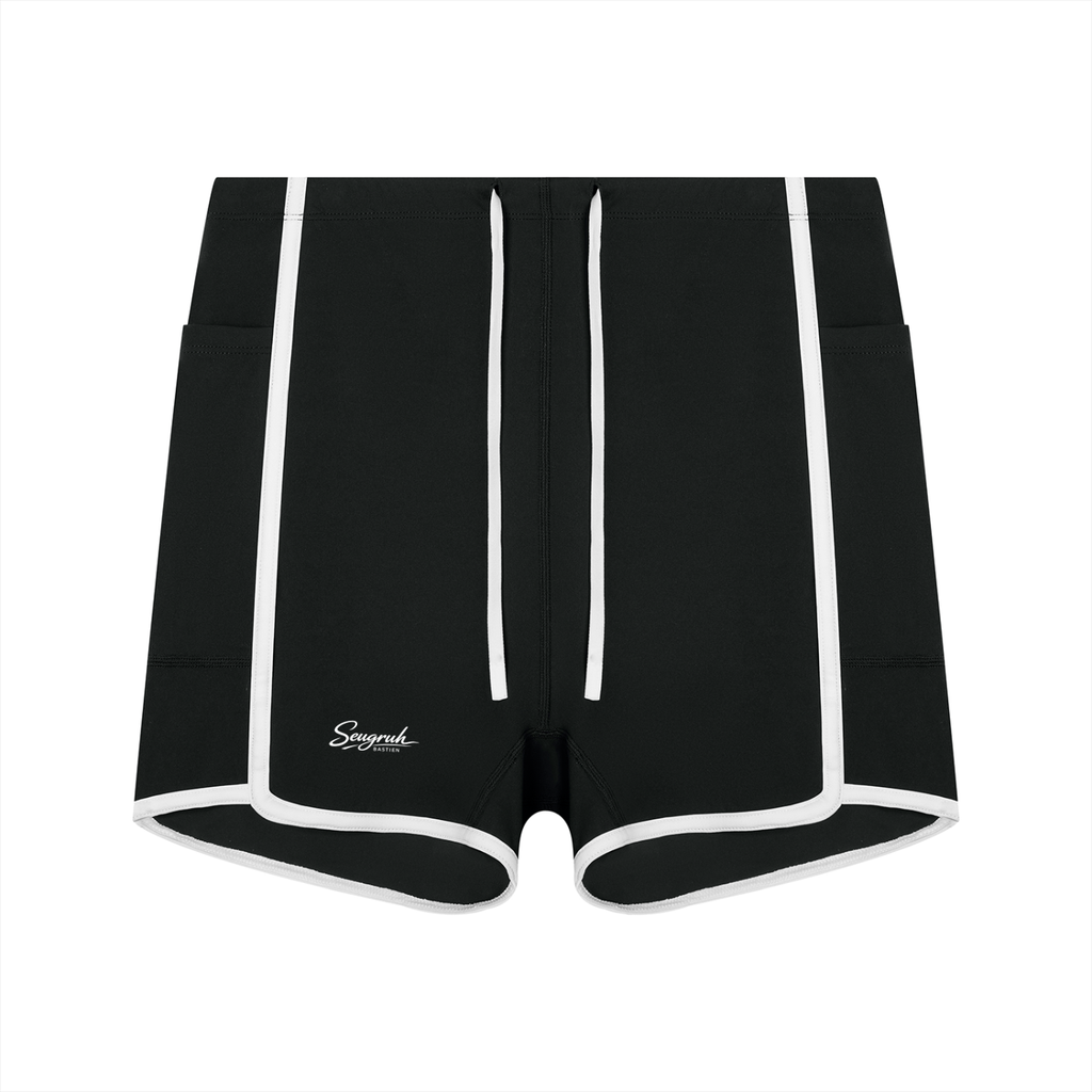 Color Block Yoga Shorts