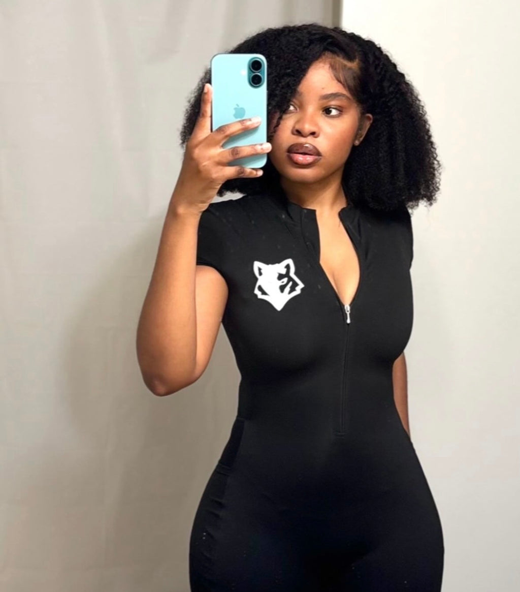 Tight Flared Wolf Jumpsuit