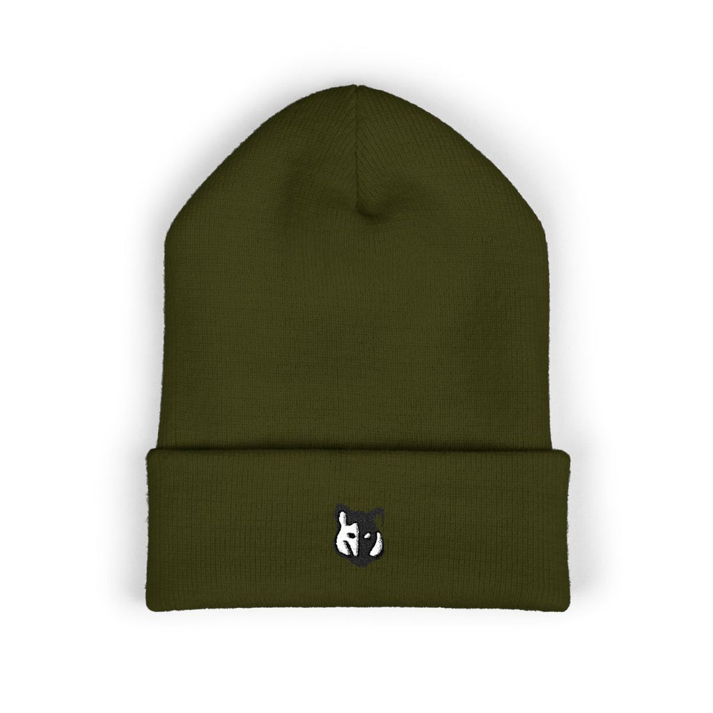 Wolf Cuffed Beanie
