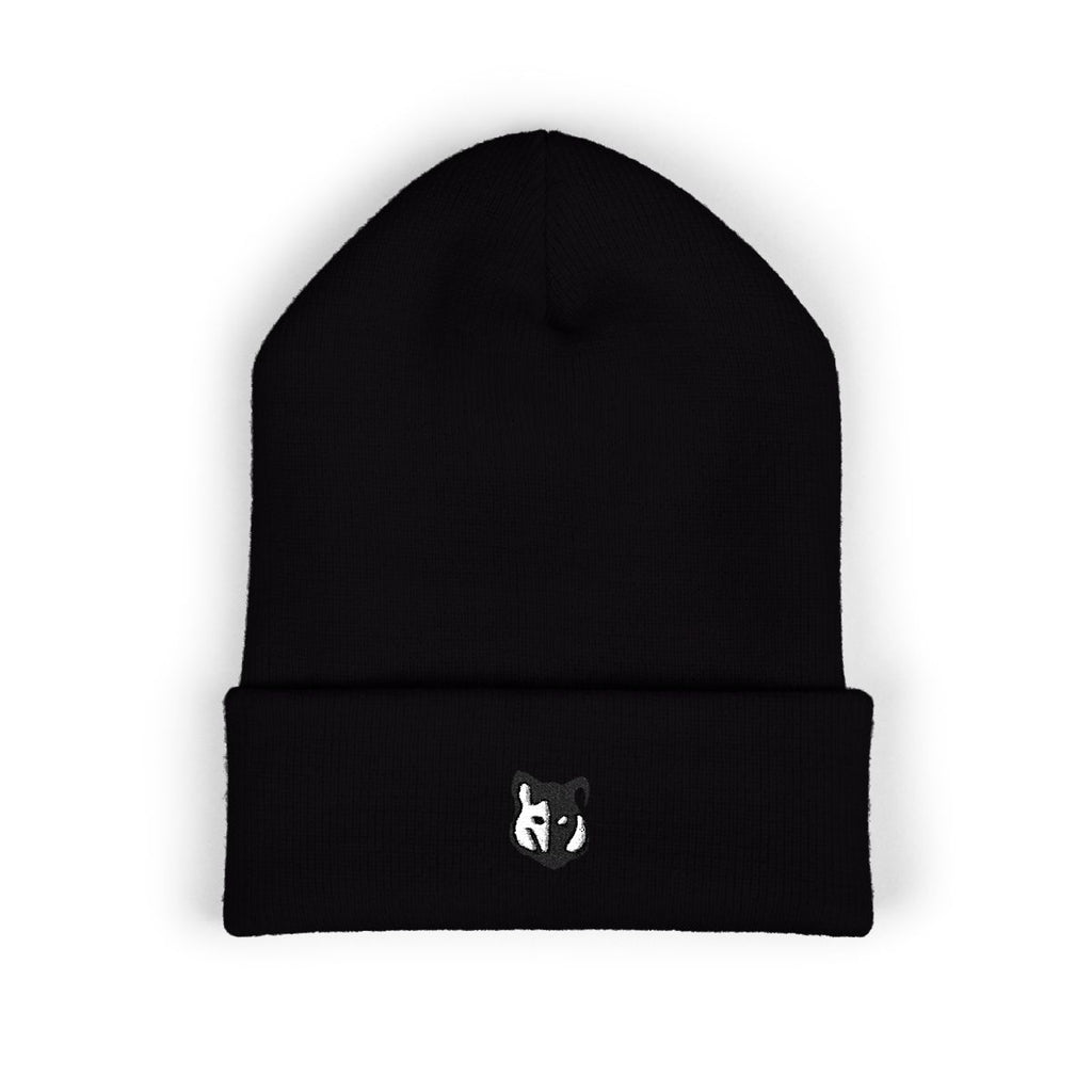 Wolf Cuffed Beanie