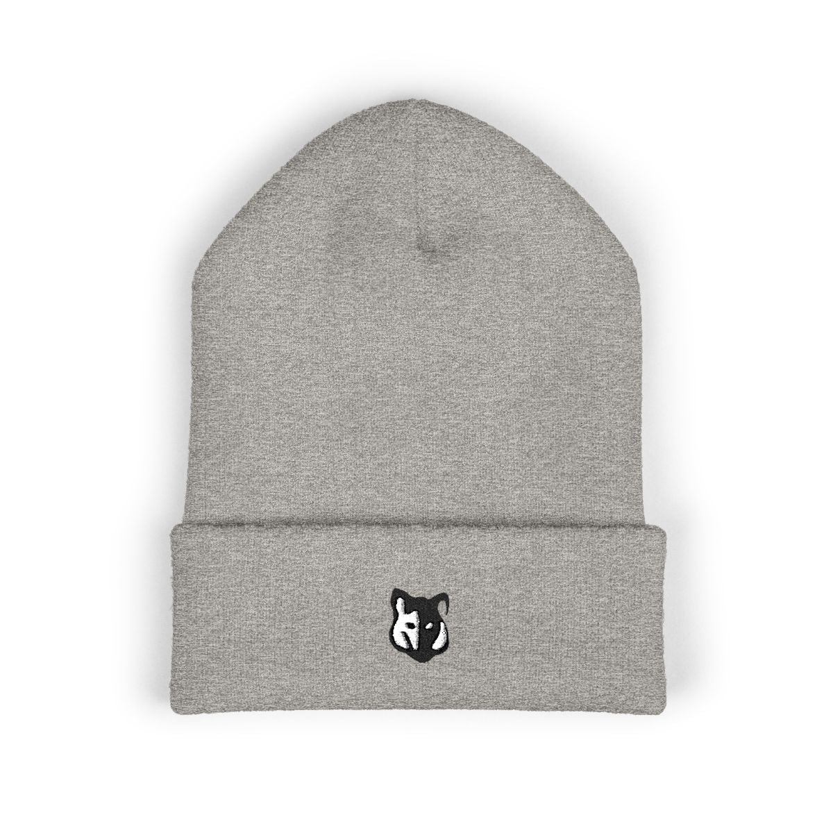 Wolf Cuffed Beanie