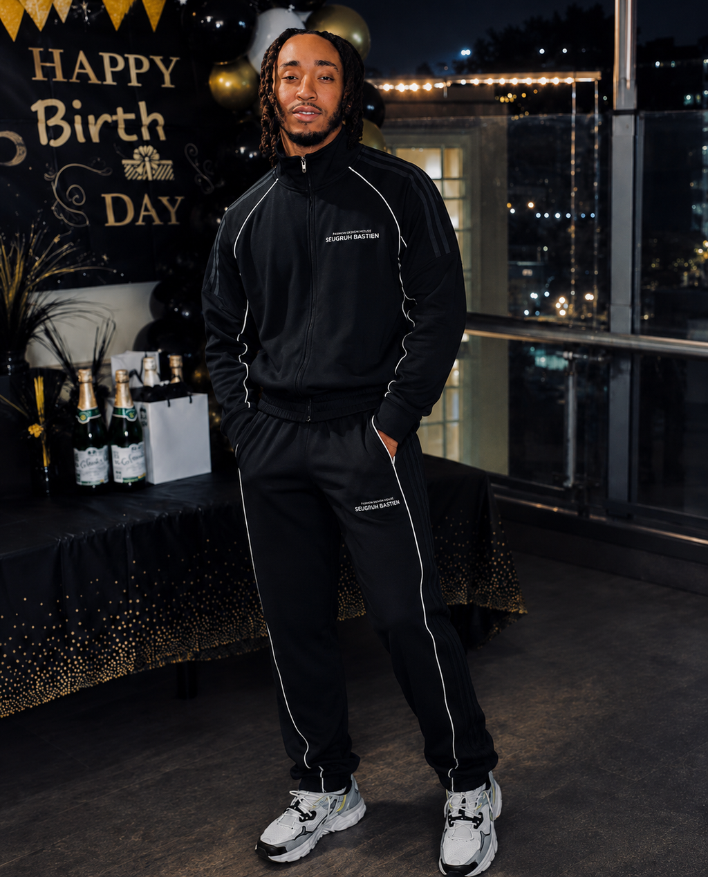 FCR Striped TRackSuit