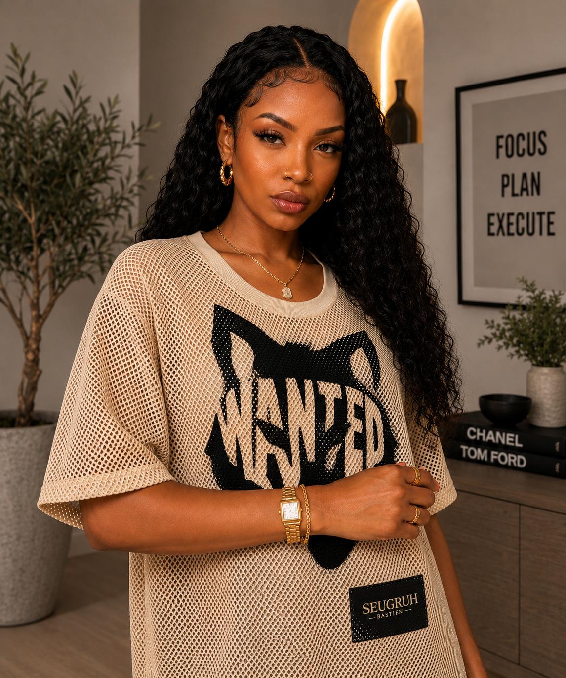 WANTED/SEEN Mesh T
