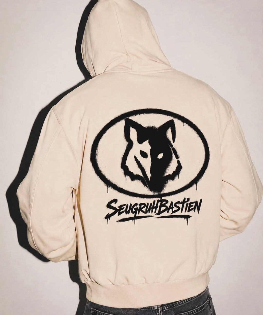 Branded Oversized Boxy Hoodie