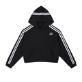 Contrast Cropped Hoodie