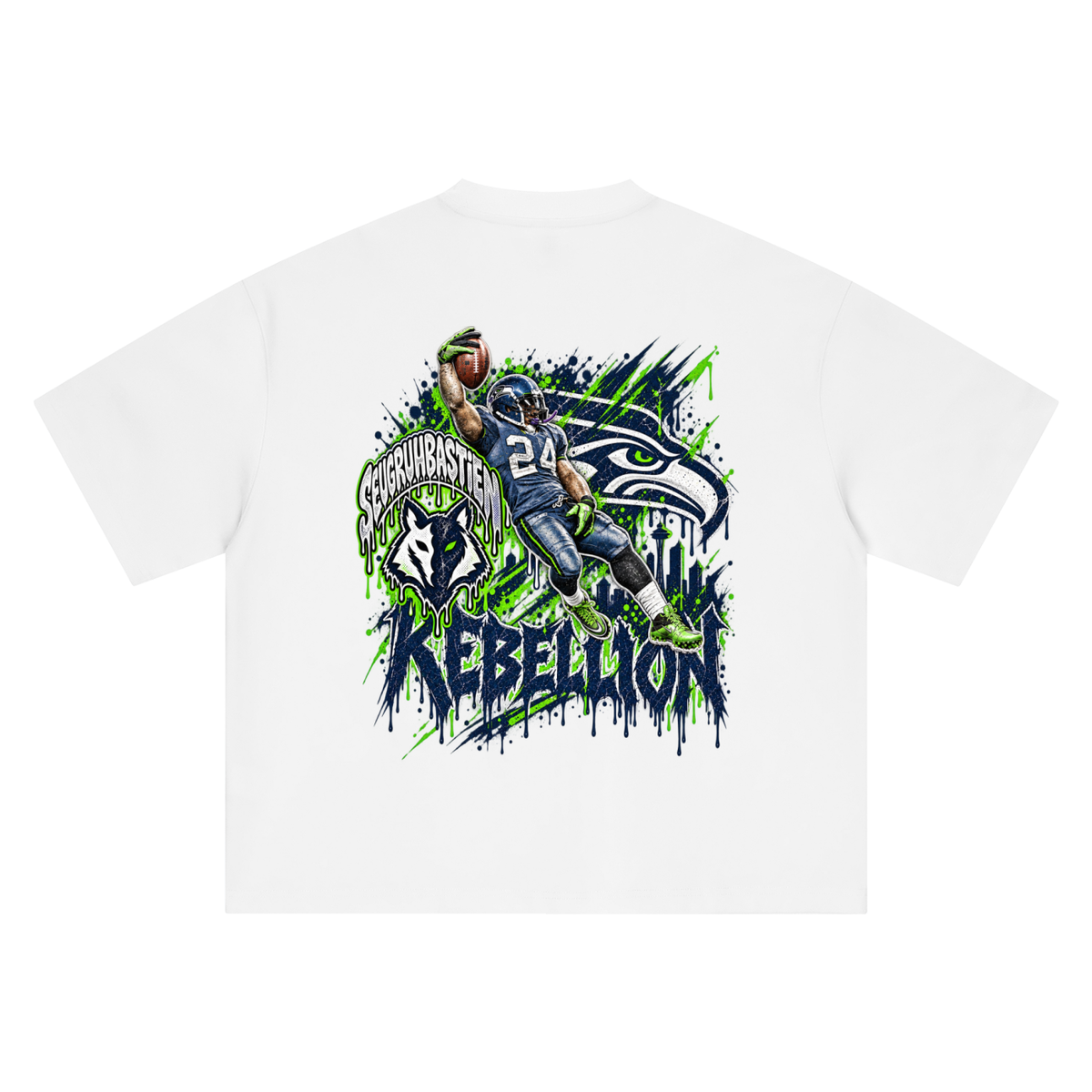 Seugruh Bastien Seattle Boxy T-Shirt