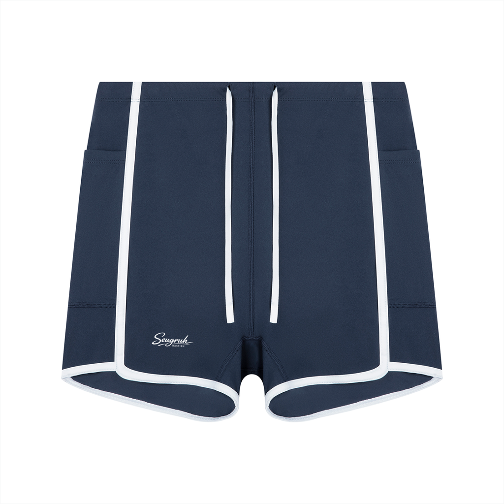 Color Block Yoga Shorts
