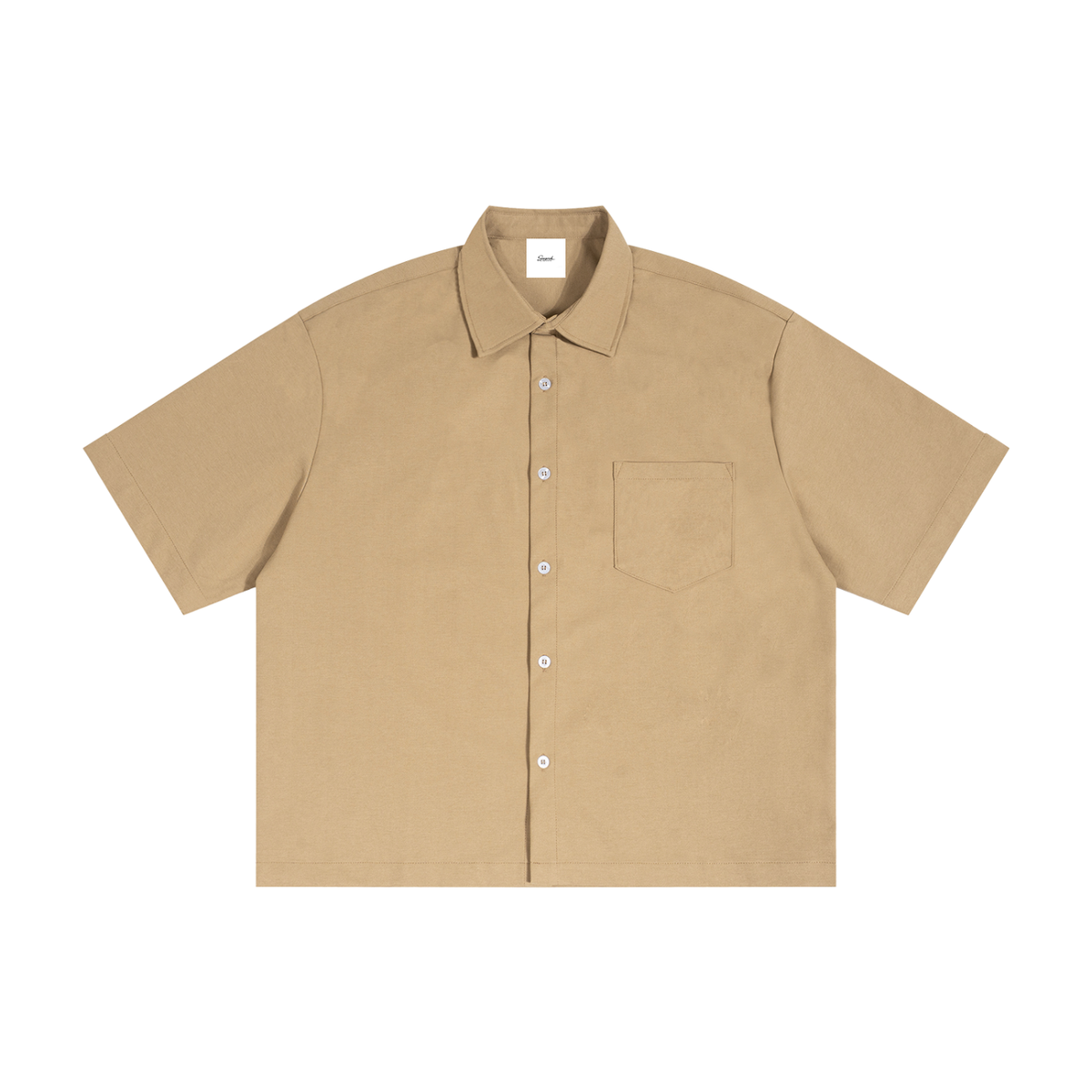 Essential Unisex Boxy Heavyweight Short Sleeve Shirt