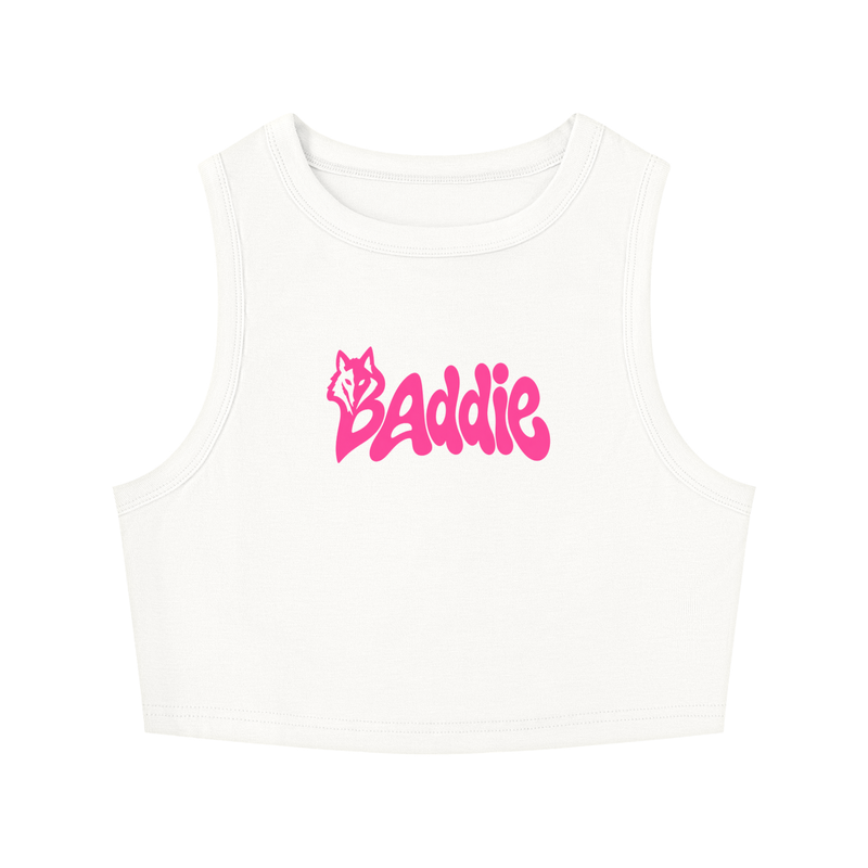 Seugruh Bastien Women's pink  “Baddie”Crop Tank Top