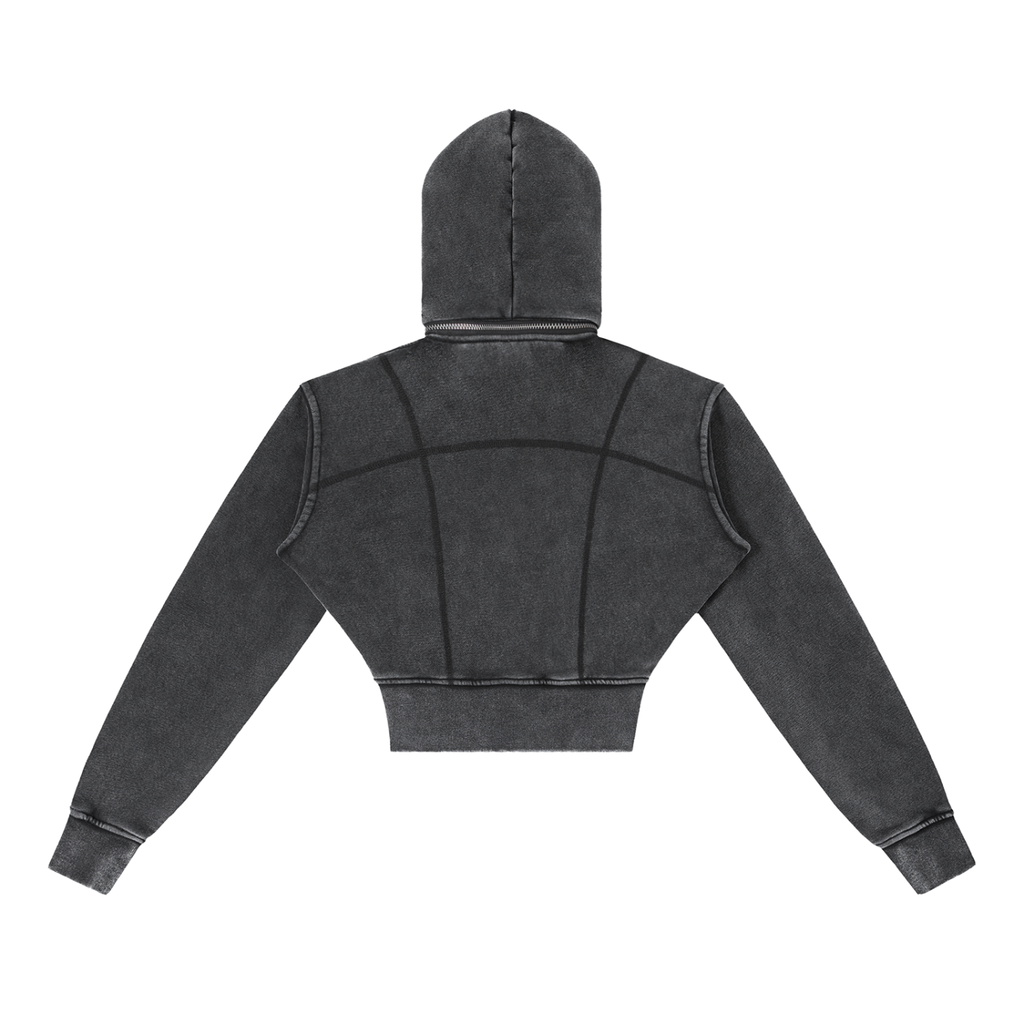 Cropped FleeceHoodie