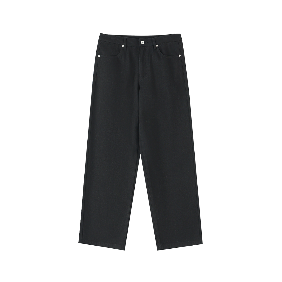 Essential Heavyweight Cotton Straight-Leg Pants