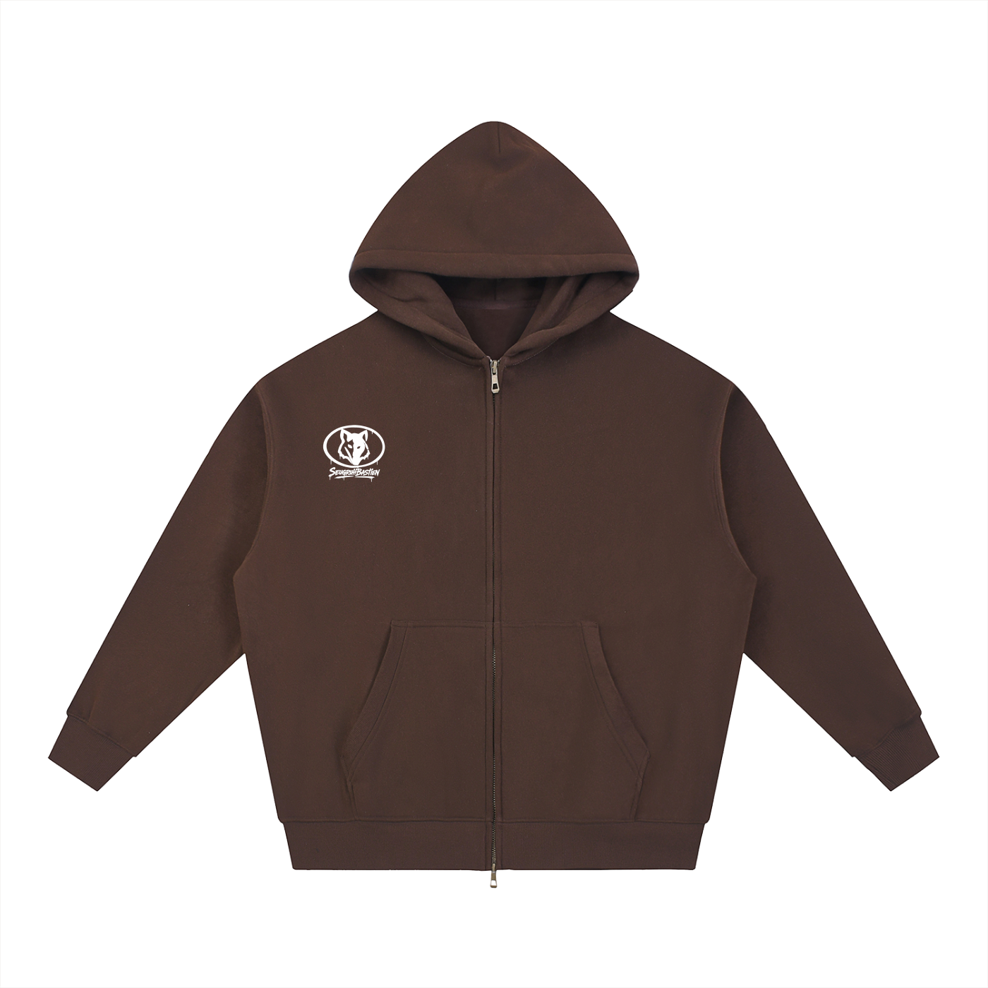 Branded Oversized Boxy Hoodie