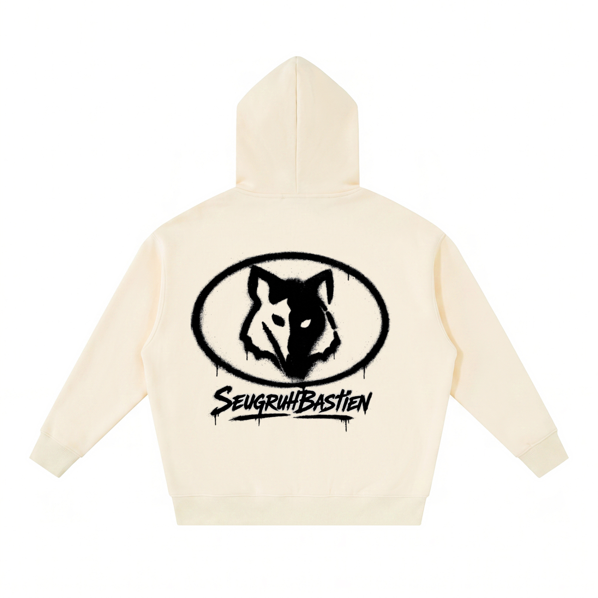 Branded Oversized Boxy Hoodie