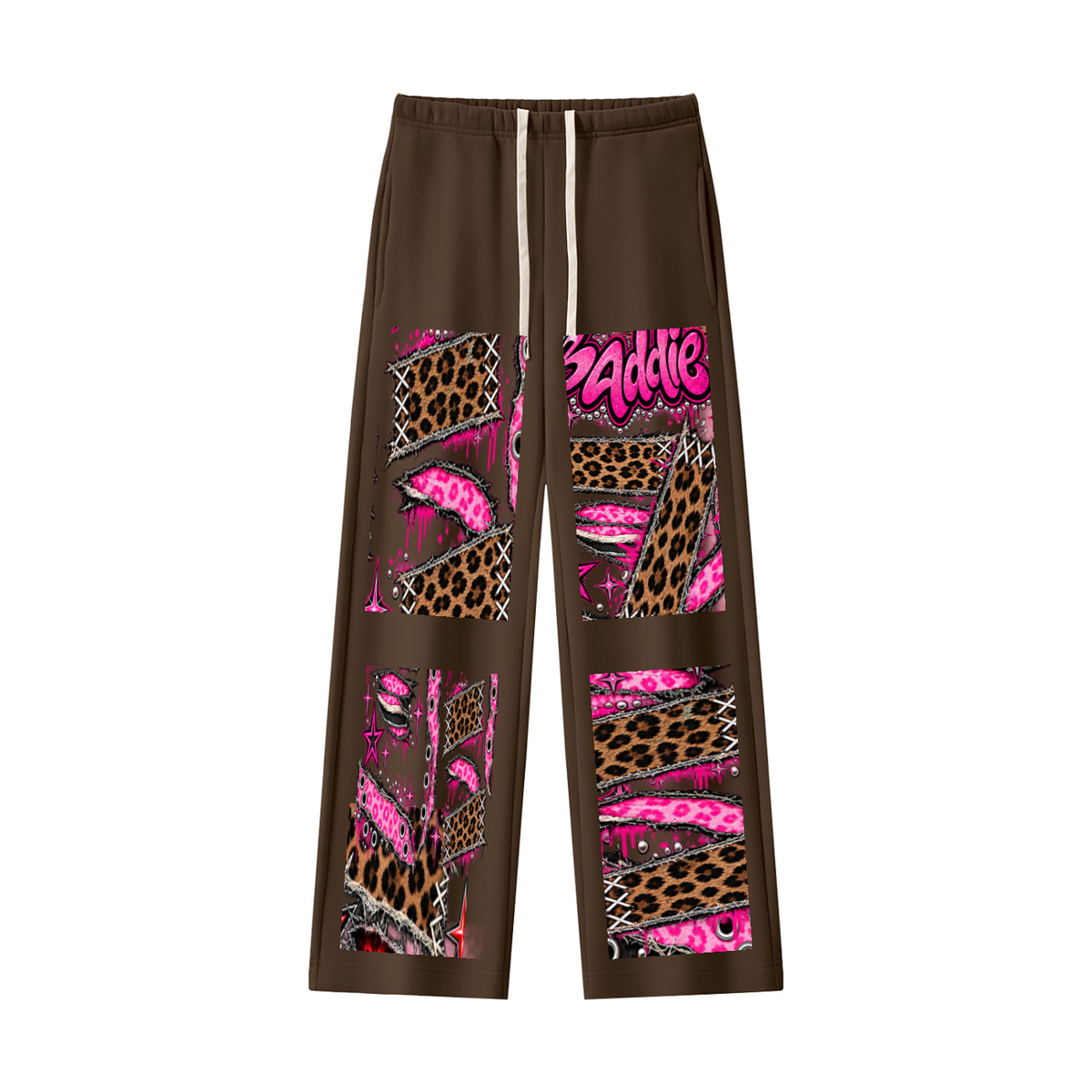 Seugruh Bastien Women's “Baddie” Straight Leg Sweatpants
