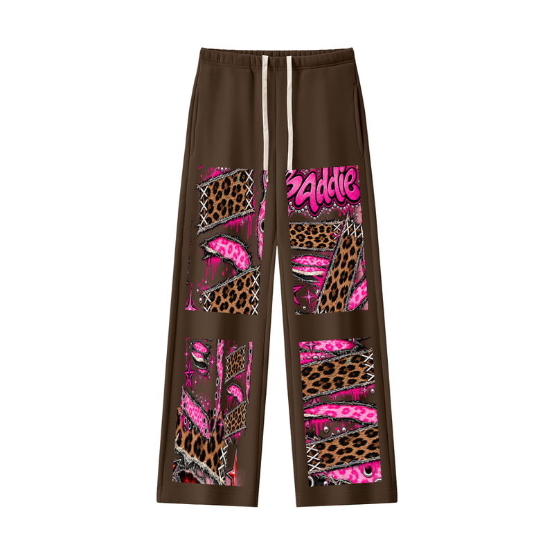 Seugruh Bastien Women's “Baddie” Straight Leg Sweatpants