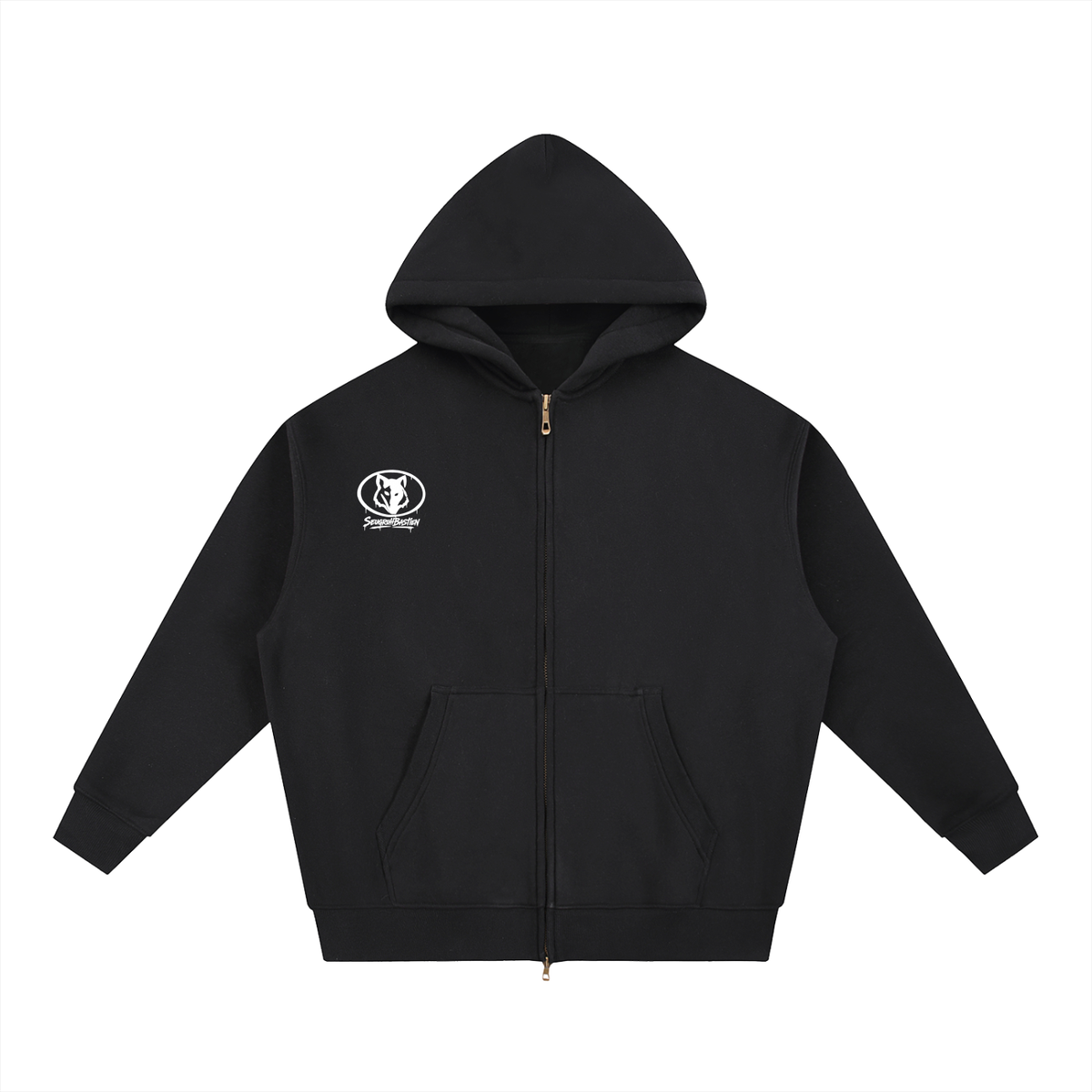 Branded Oversized Boxy Hoodie