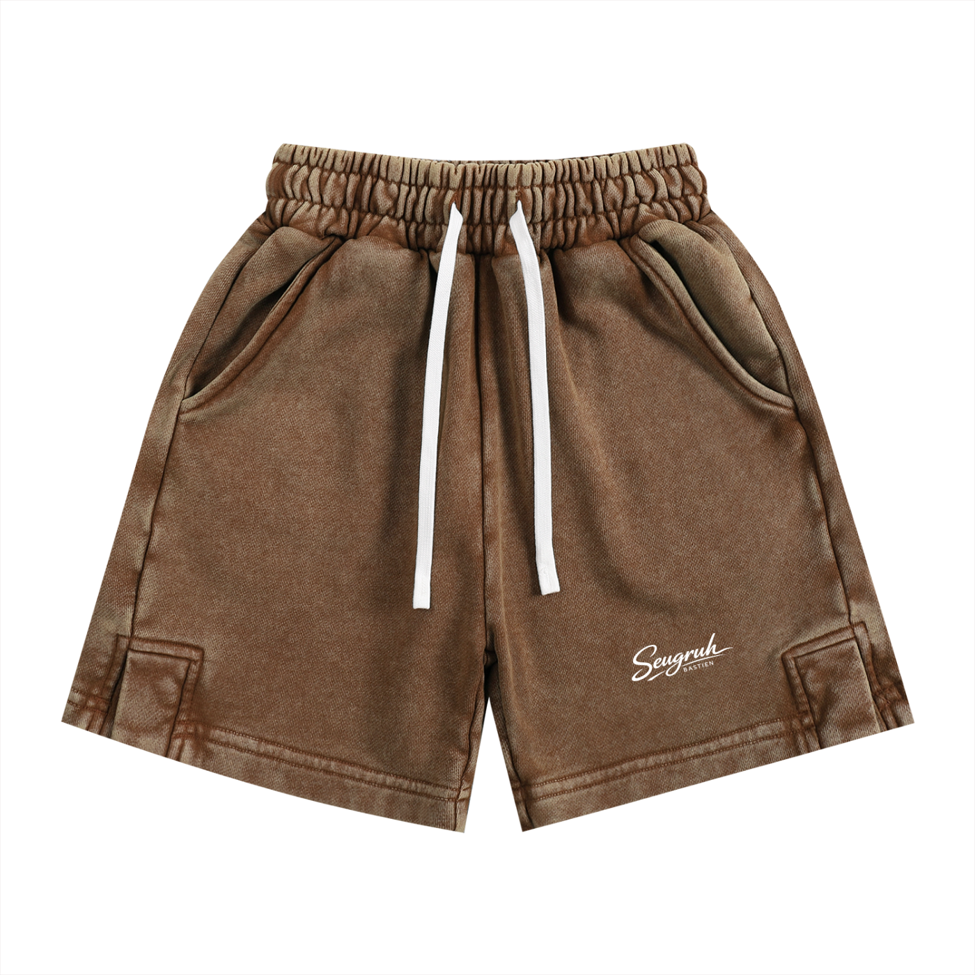 Kids signature logo Snow Washed Shorts