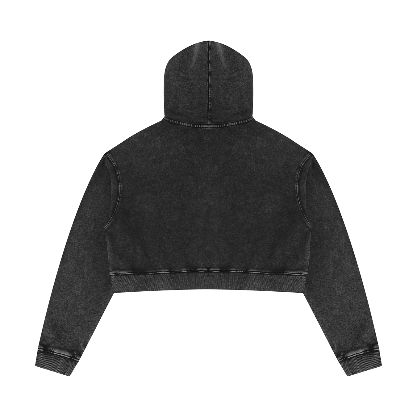 Mineral Washed Crop Hoodie