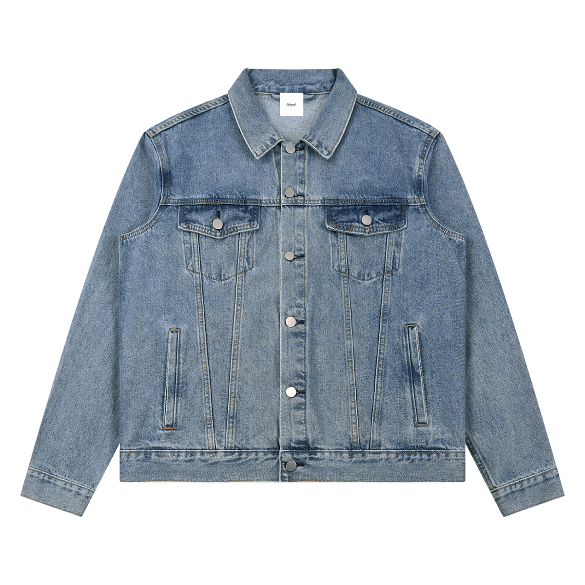 Essential Unisex Vintage Denim Jacket