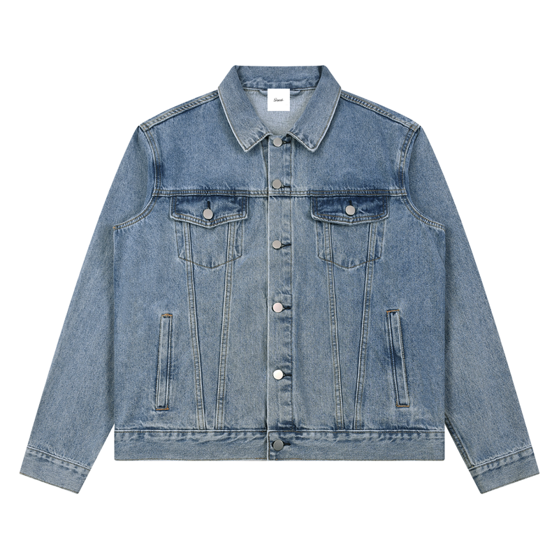 Essential Unisex Vintage Denim Jacket