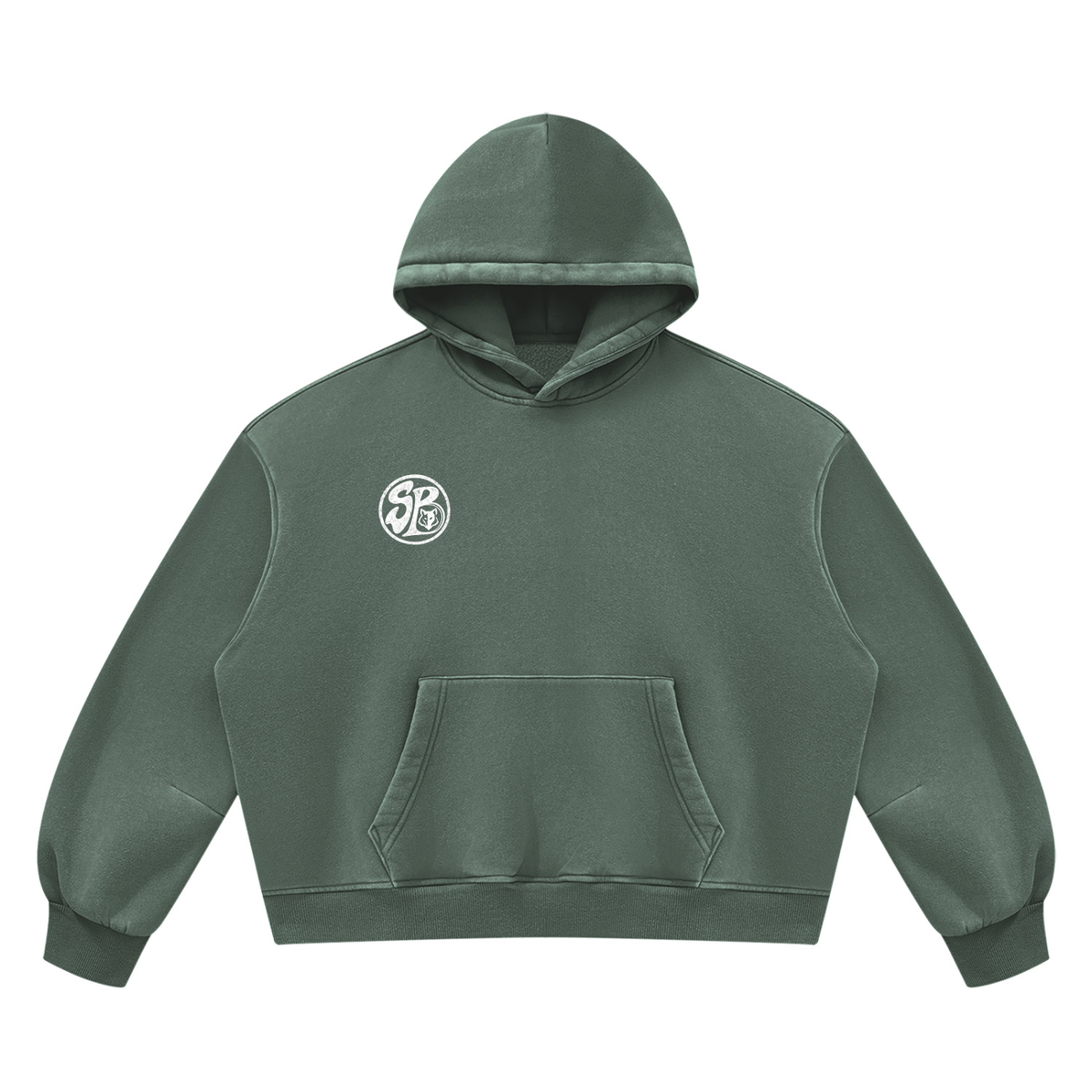 Seugruh Bastien Vintage Washed Oversized Hoodie
