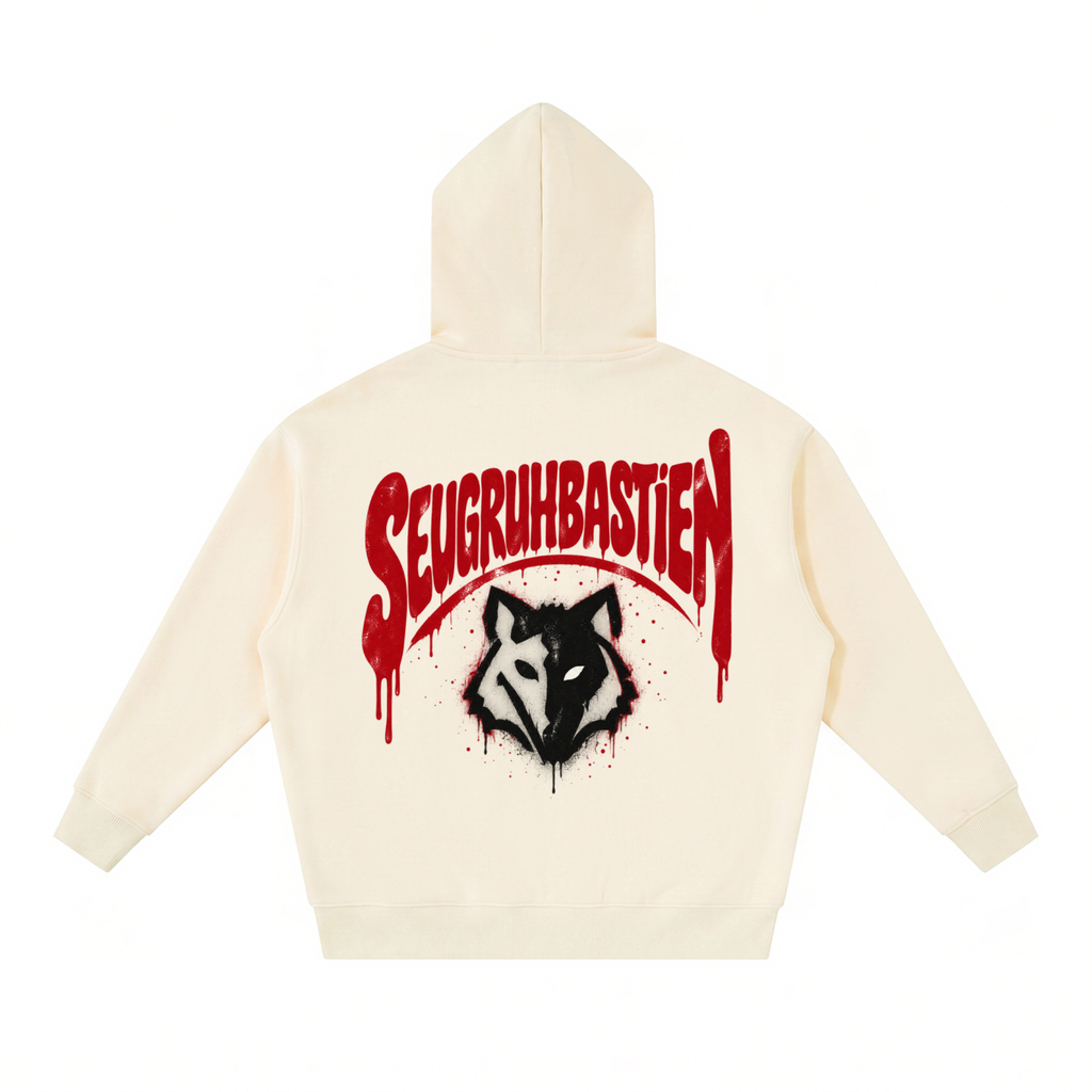 Branded Fleece Boxy Hoodie