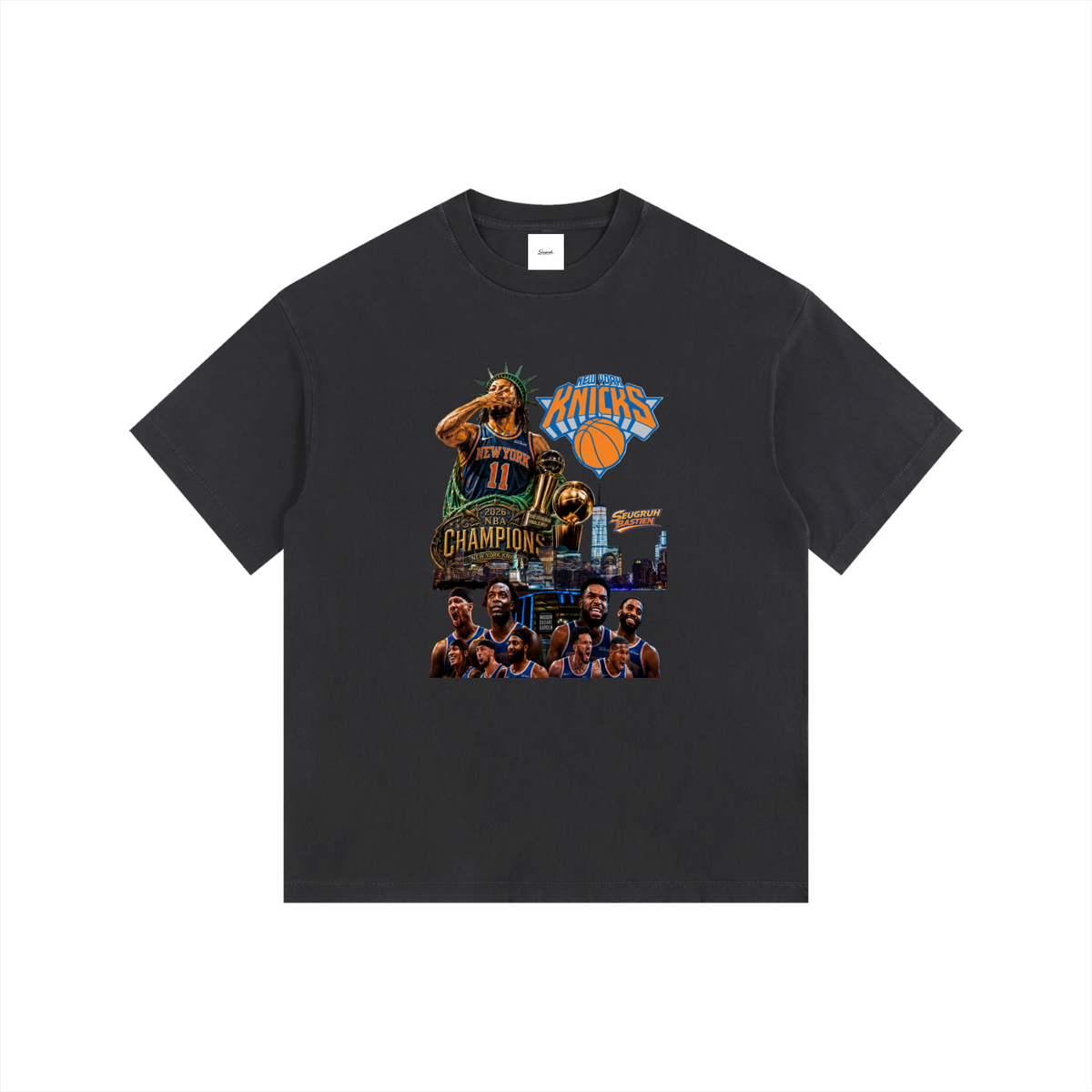 Seugruh Bastien Knicks Champion T-Shirt — Extended Sizes