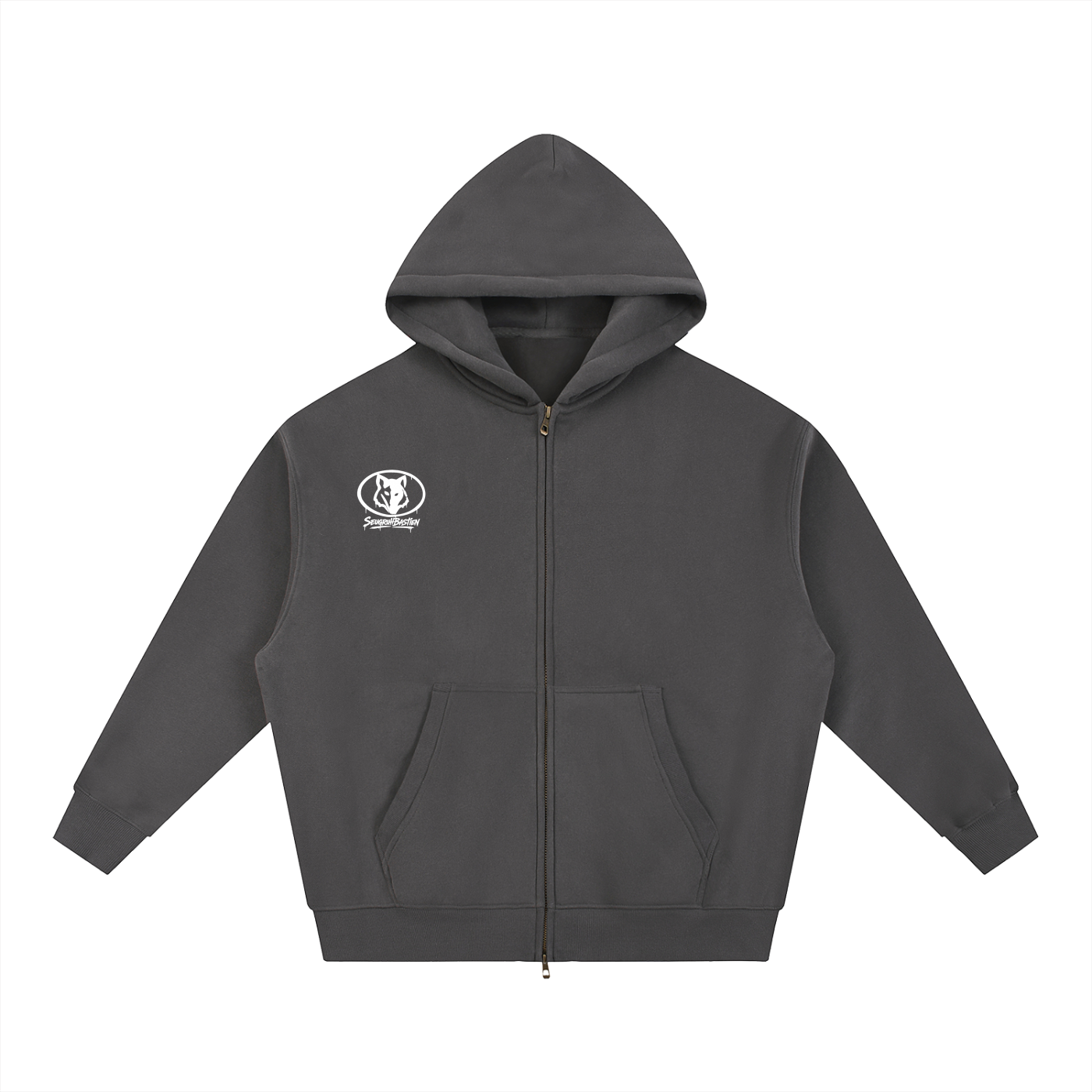 Branded Oversized Boxy Hoodie