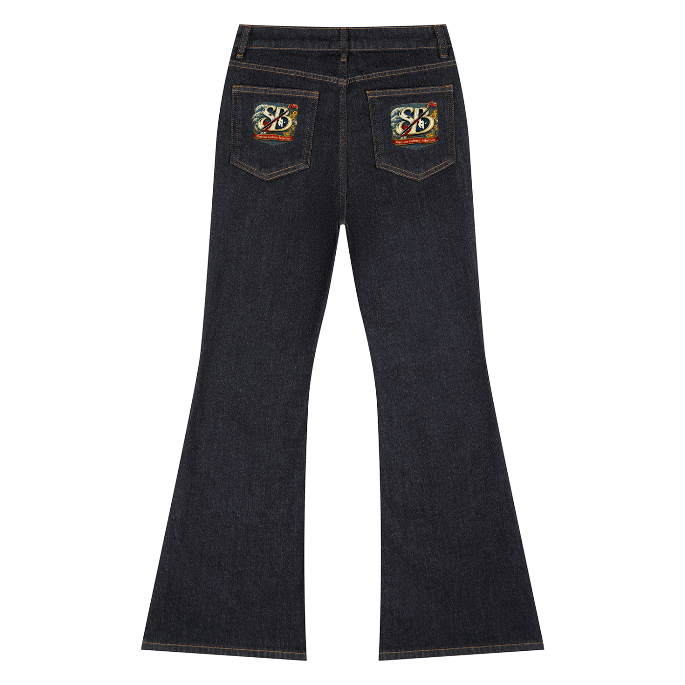 Denim Flared Jeans