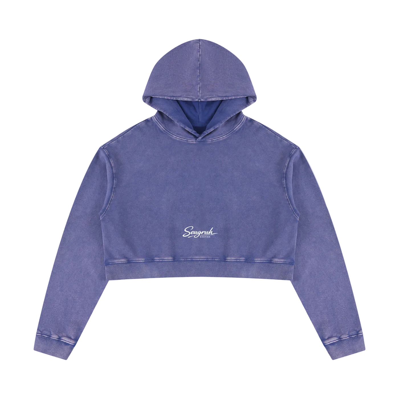Mineral Washed Crop Hoodie